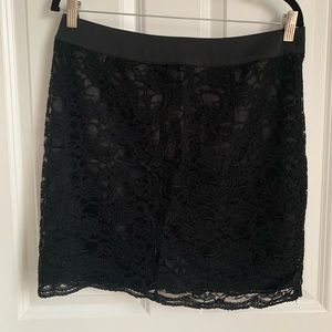Black Lace Skirt Size 10